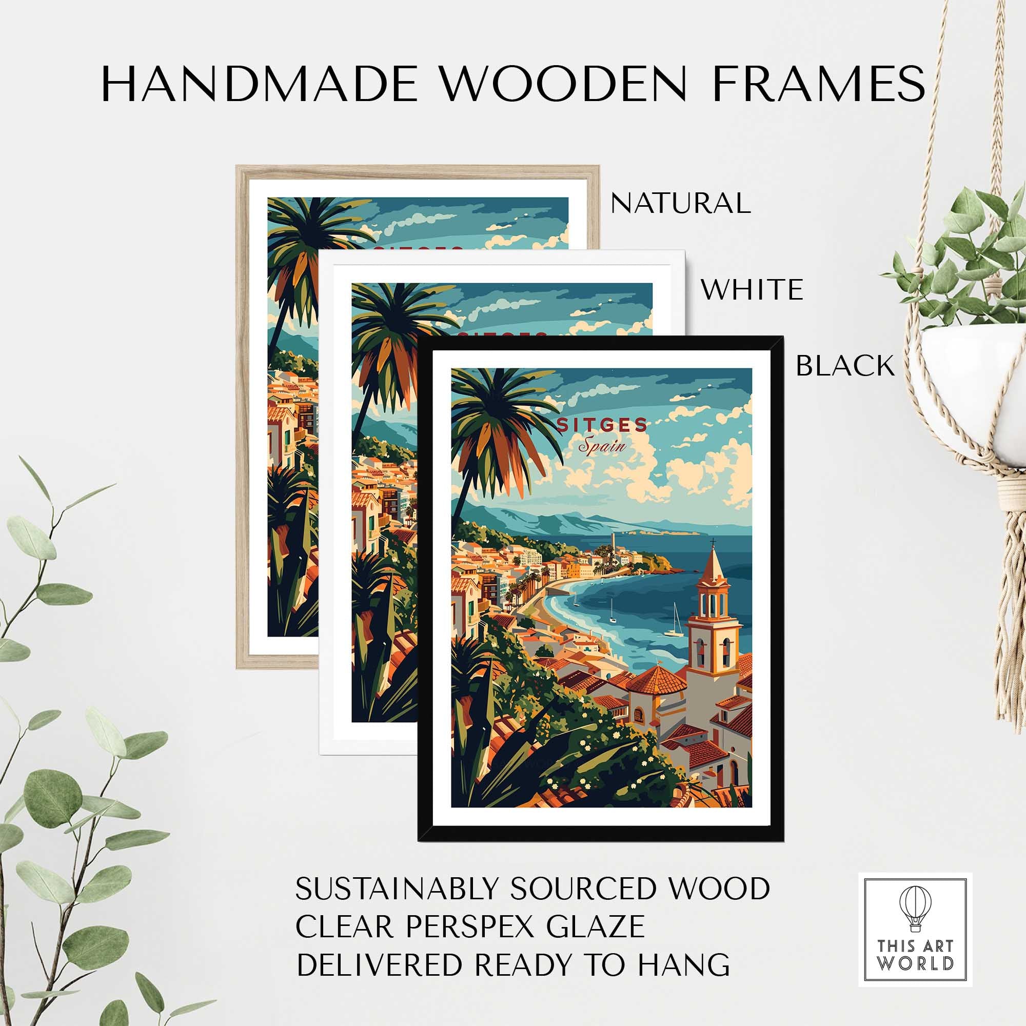 Sitges Wall Art Print-This Art World