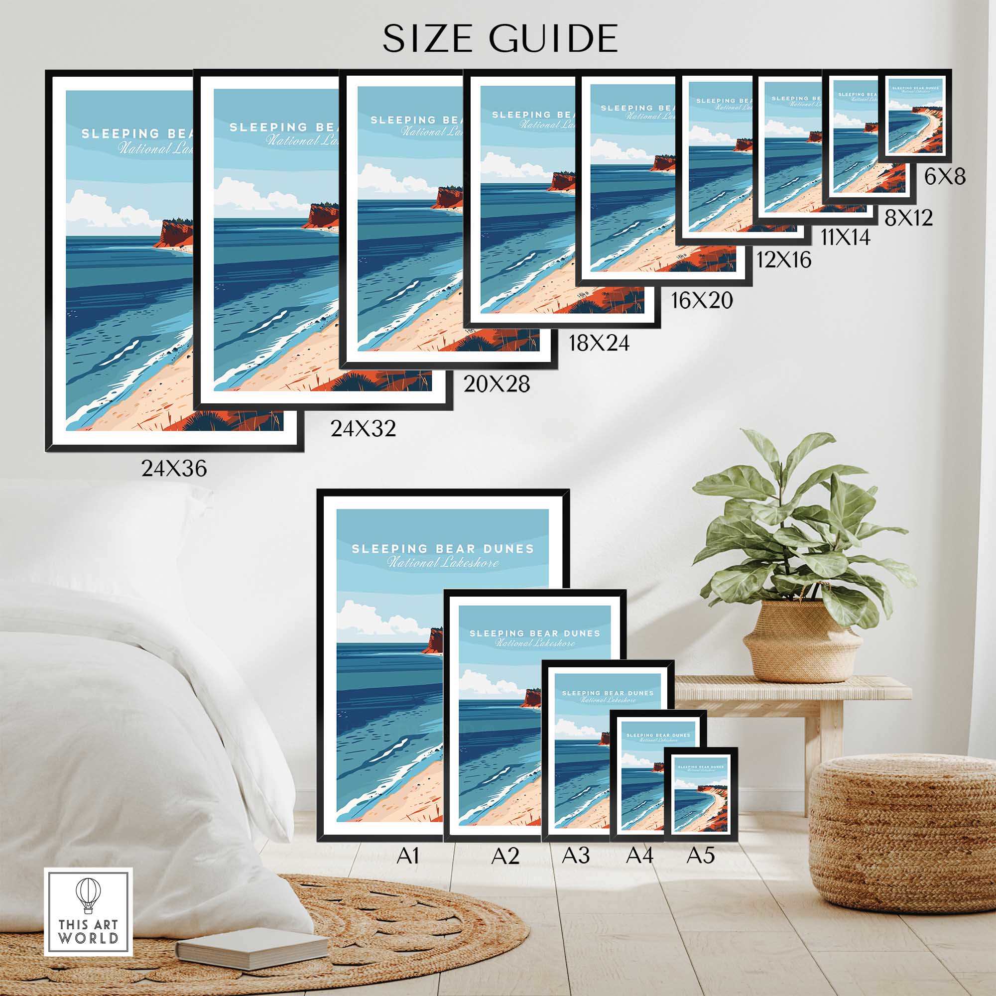 Sleeping Bear Dunes Print - National Lakeshore-This Art World