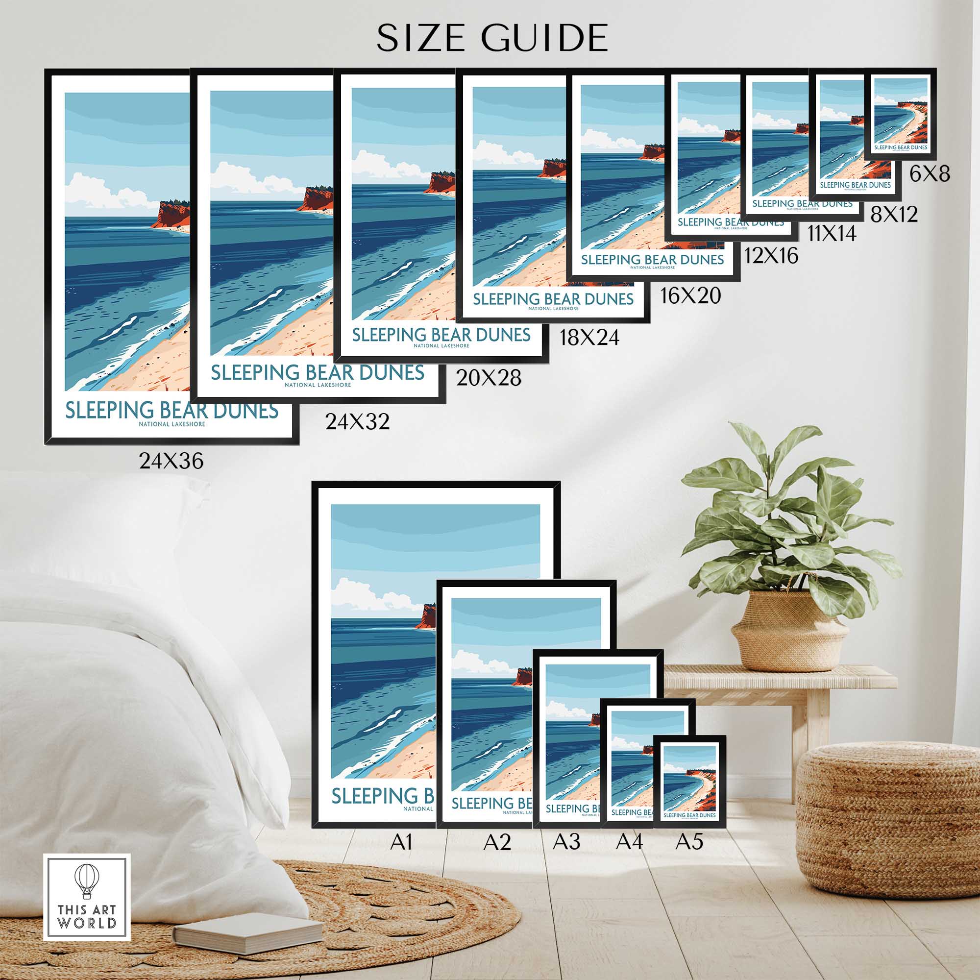 Sleeping Bear Dunes Print - National Lakeshore-This Art World