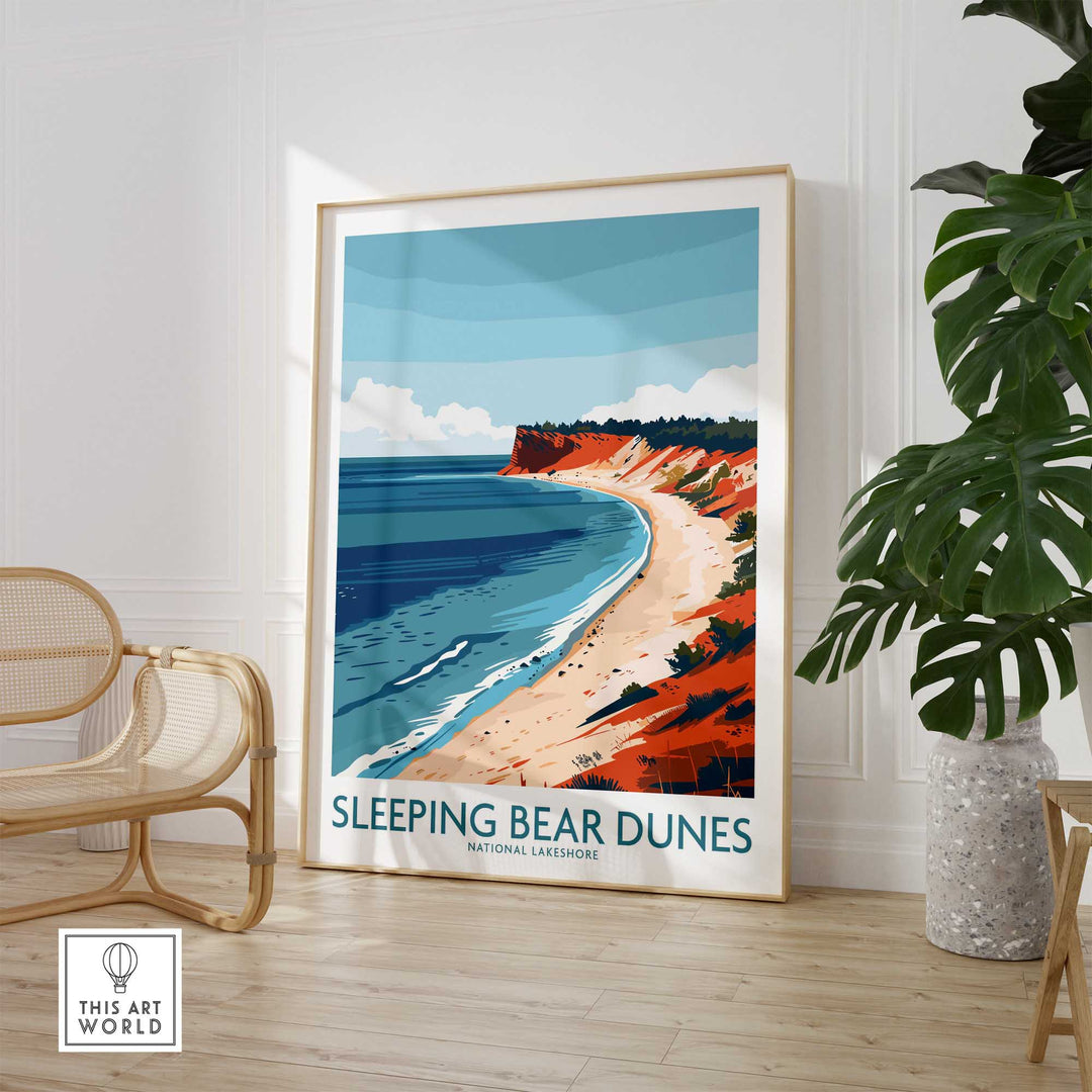 Sleeping Bear Dunes Print - National Lakeshore-This Art World