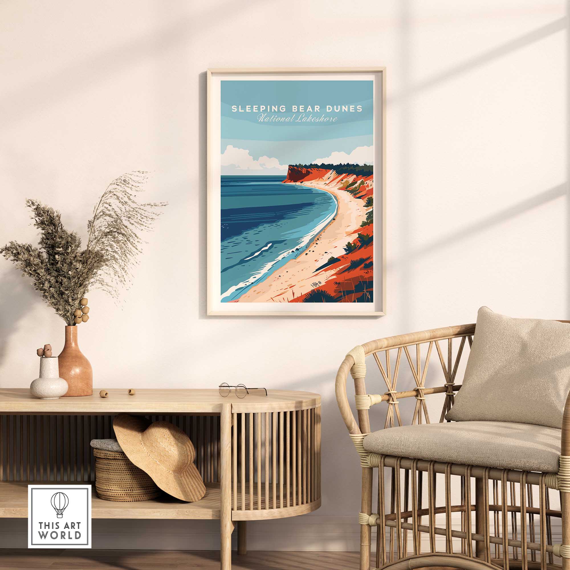 Sleeping Bear Dunes Print - National Lakeshore-This Art World