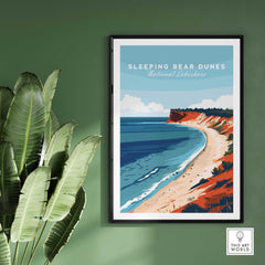 Sleeping Bear Dunes Print - National Lakeshore-This Art World