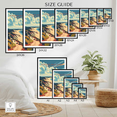 Sleeping Bear Dunes Travel Poster-This Art World