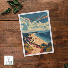 Sleeping Bear Dunes Travel Poster-This Art World