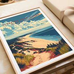 Sleeping Bear Dunes Travel Poster-This Art World
