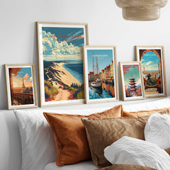 Sleeping Bear Dunes Travel Poster-This Art World