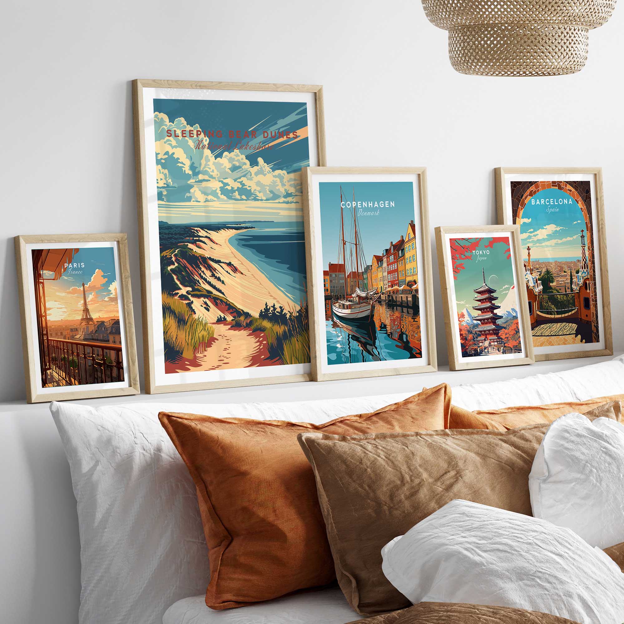 Sleeping Bear Dunes Travel Poster-This Art World
