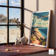 Sleeping Bear Dunes Travel Poster-This Art World