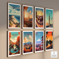 Sleeping Bear Dunes Travel Poster-This Art World
