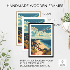 Sleeping Bear Dunes Travel Poster-This Art World