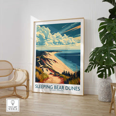 Sleeping Bear Dunes Travel Print-This Art World