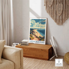 Sleeping Bear Dunes Travel Print-This Art World