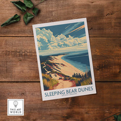 Sleeping Bear Dunes Travel Print-This Art World