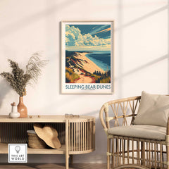 Sleeping Bear Dunes Travel Print-This Art World