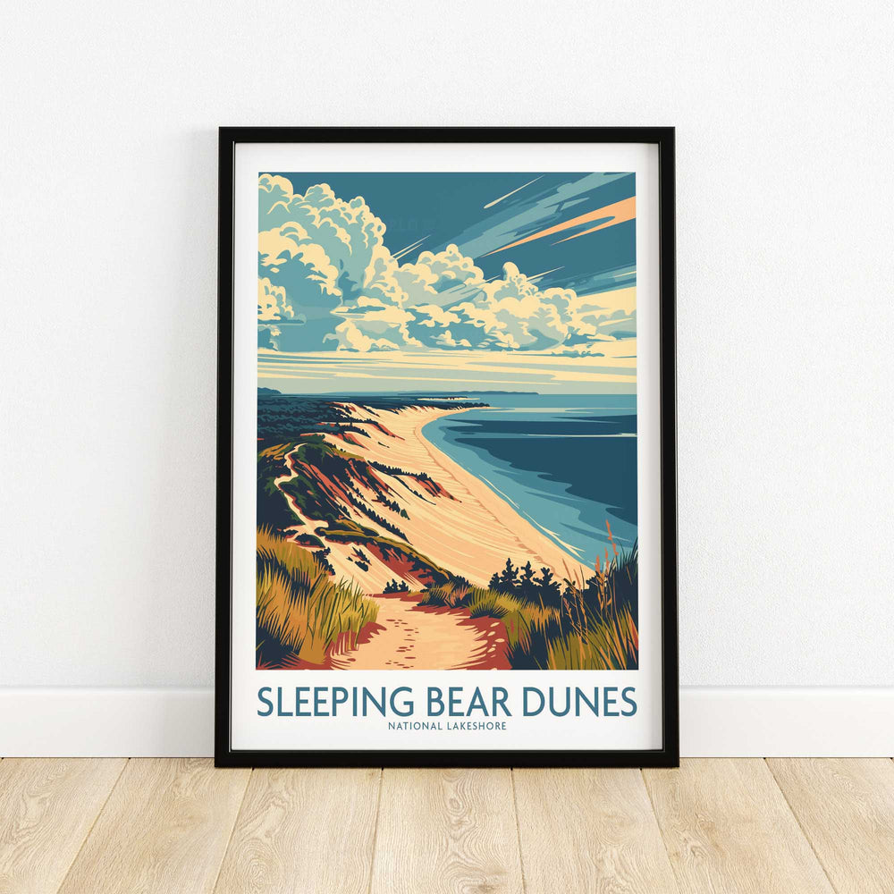 Sleeping Bear Dunes Travel Print-This Art World