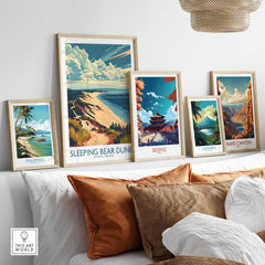 Sleeping Bear Dunes Travel Print-This Art World