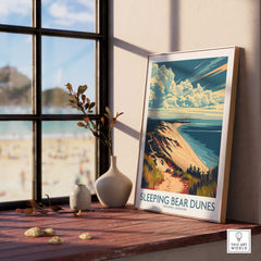 Sleeping Bear Dunes Travel Print-This Art World