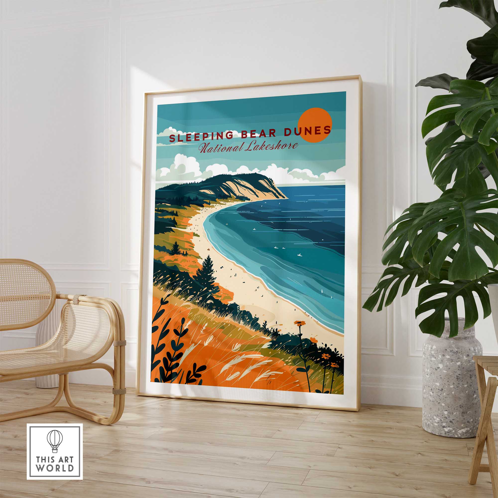 Sleeping Bear Dunes Wall Art-This Art World