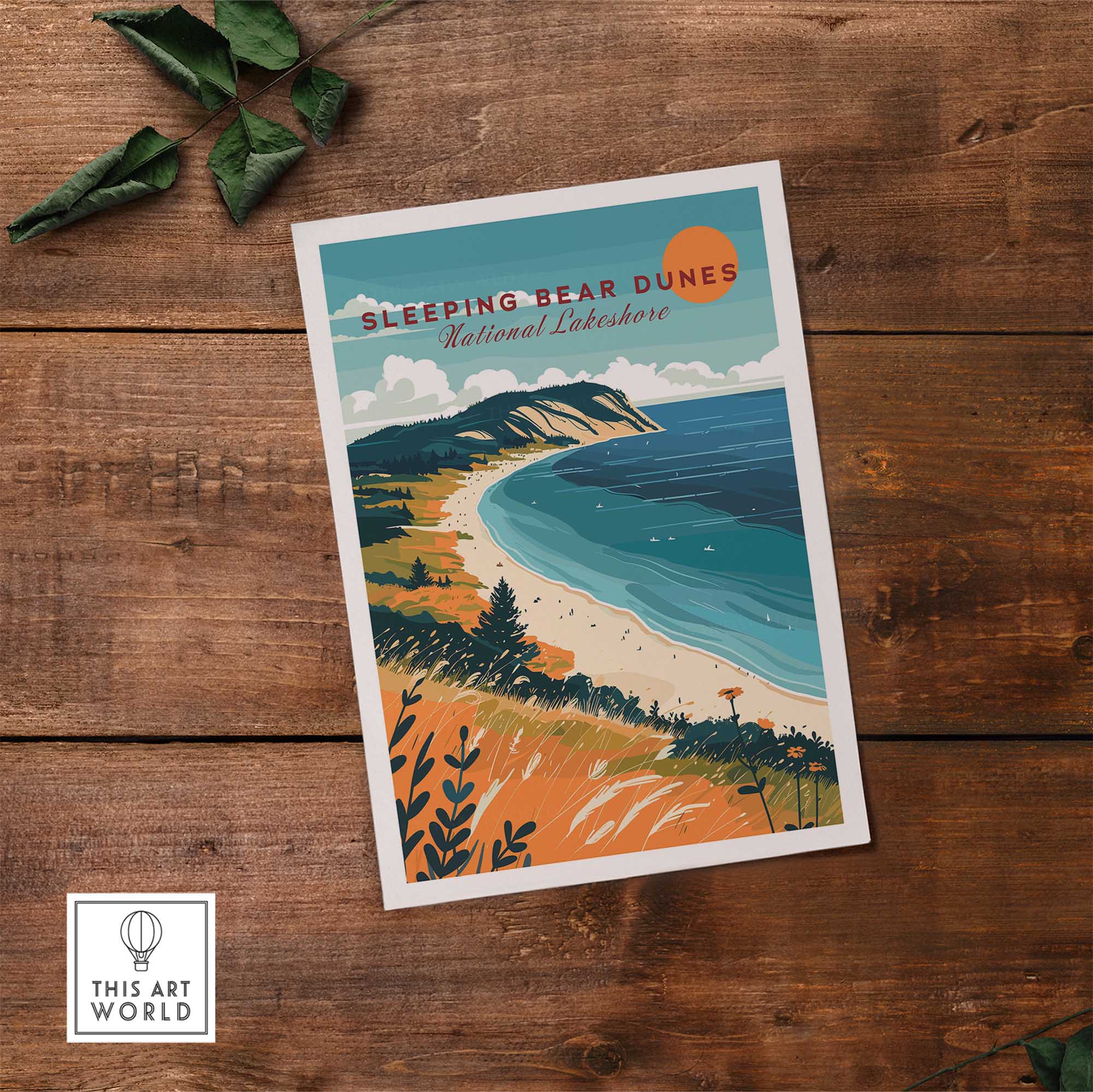 Sleeping Bear Dunes Wall Art-This Art World