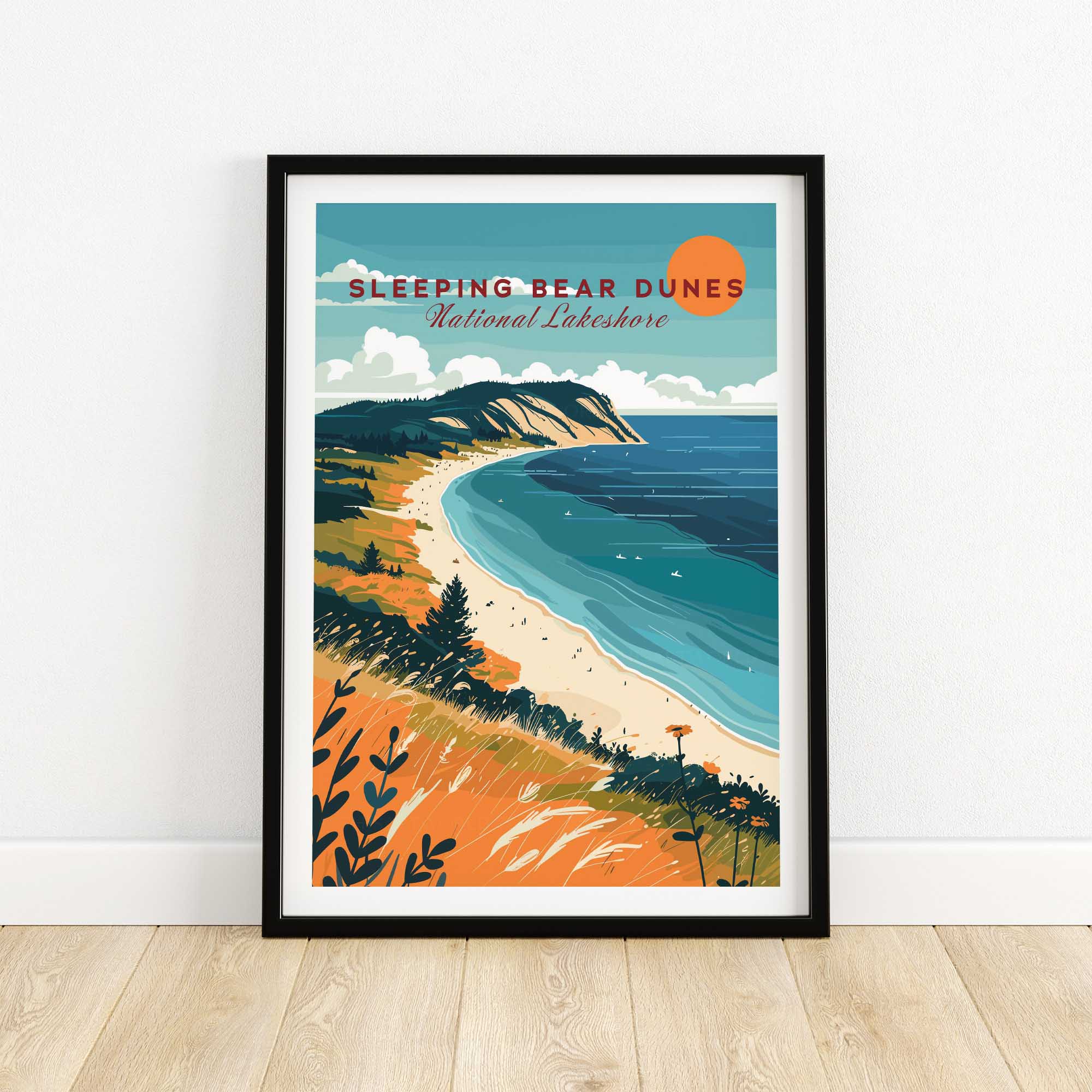 Sleeping Bear Dunes Wall Art-This Art World