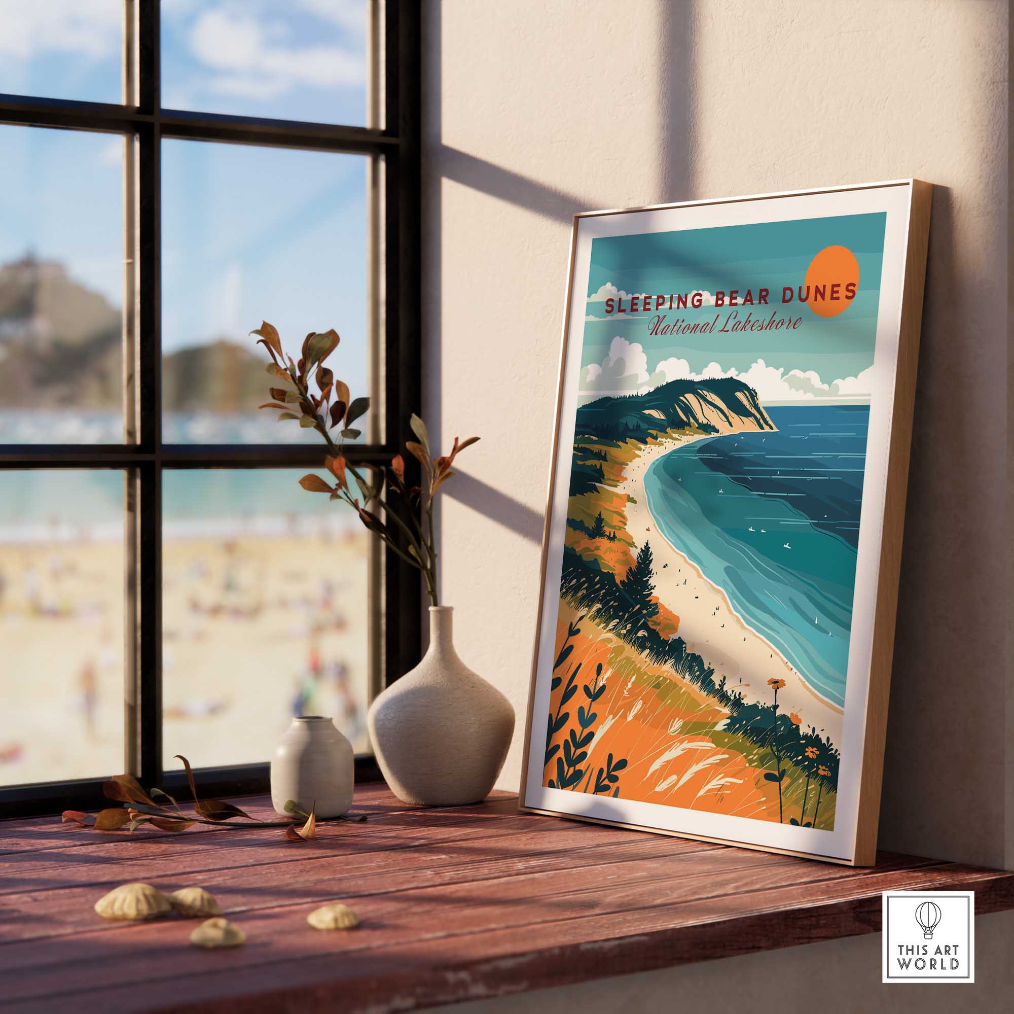 Sleeping Bear Dunes Wall Art-This Art World