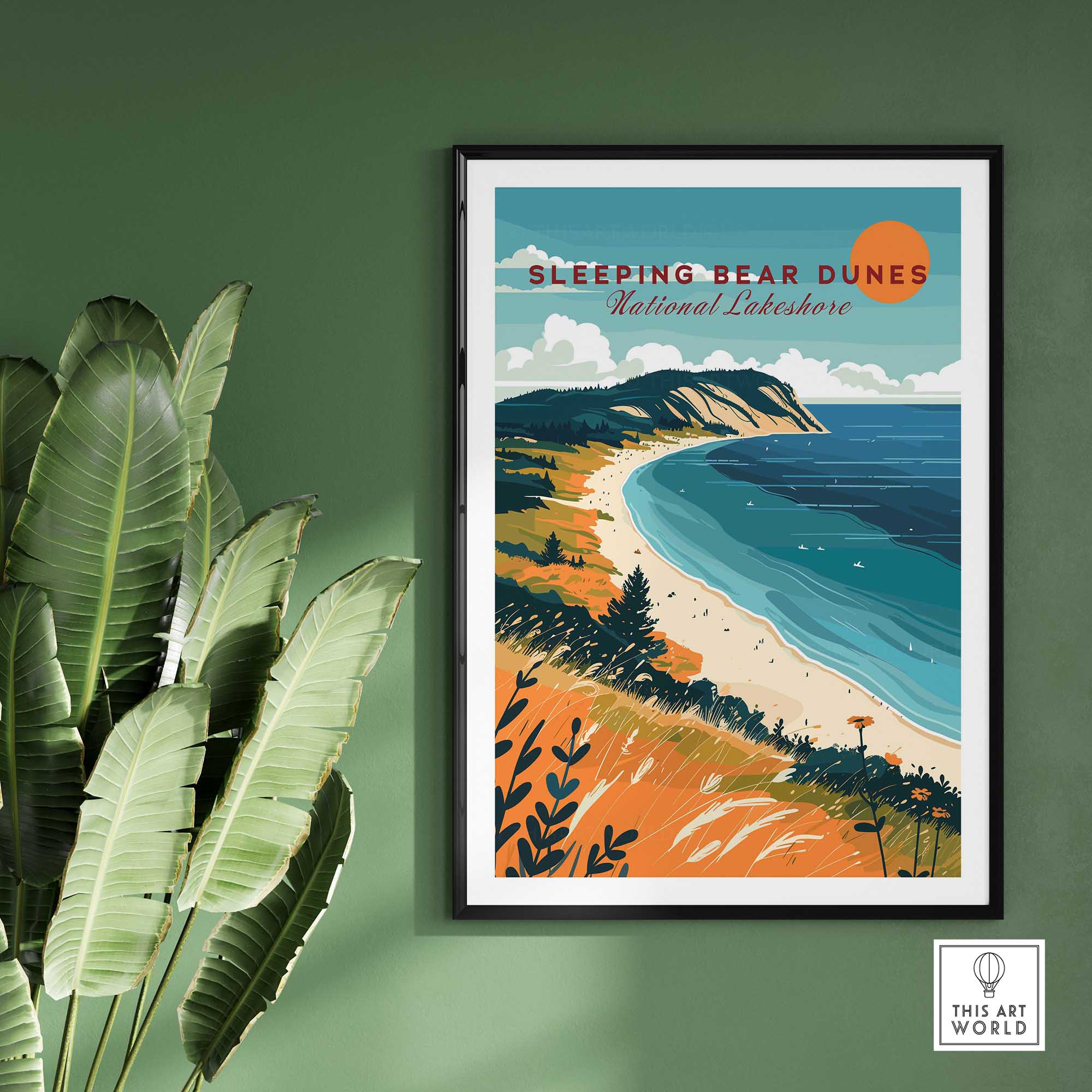 Sleeping Bear Dunes Wall Art-This Art World