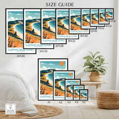 Sleeping Bear Dunes Wall Art Print-This Art World