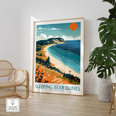 Sleeping Bear Dunes Wall Art Print-This Art World