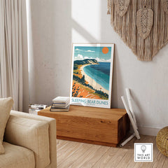 Sleeping Bear Dunes Wall Art Print-This Art World