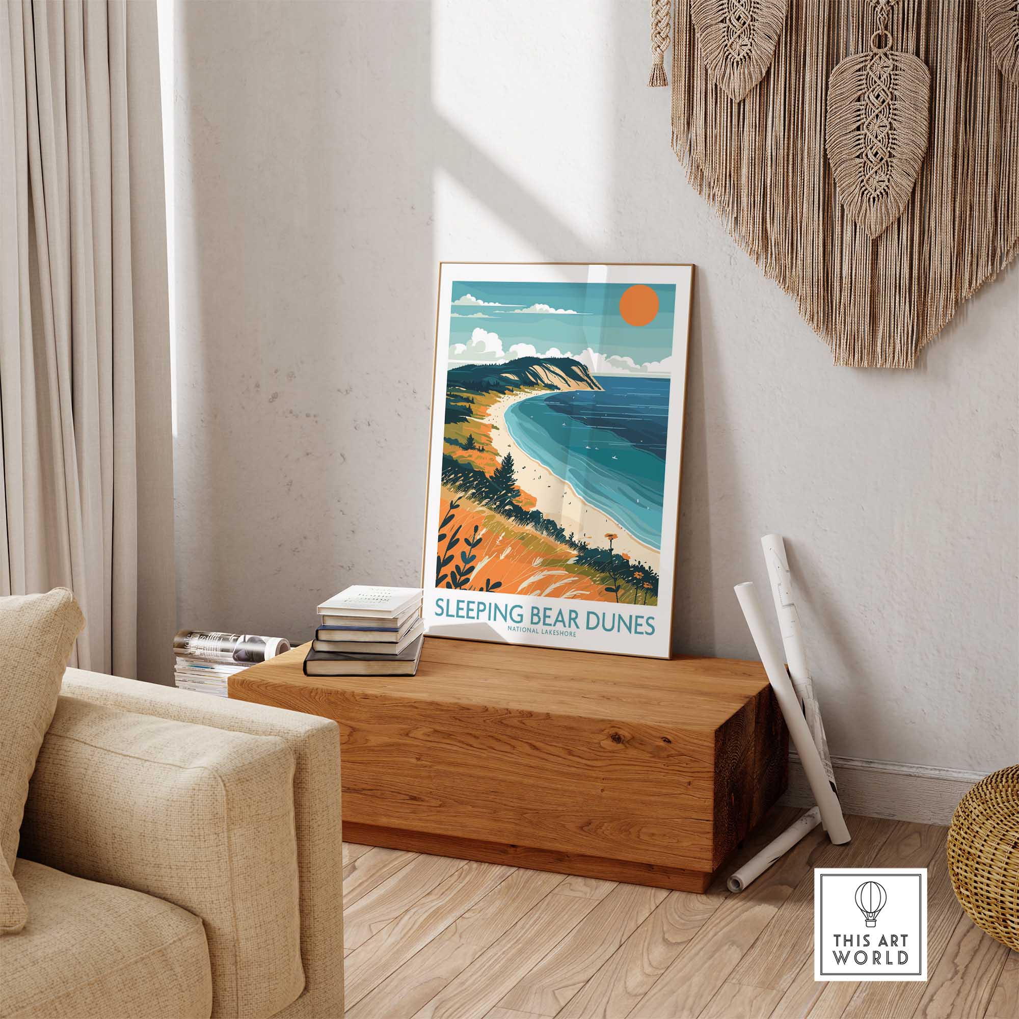 Sleeping Bear Dunes Wall Art Print-This Art World
