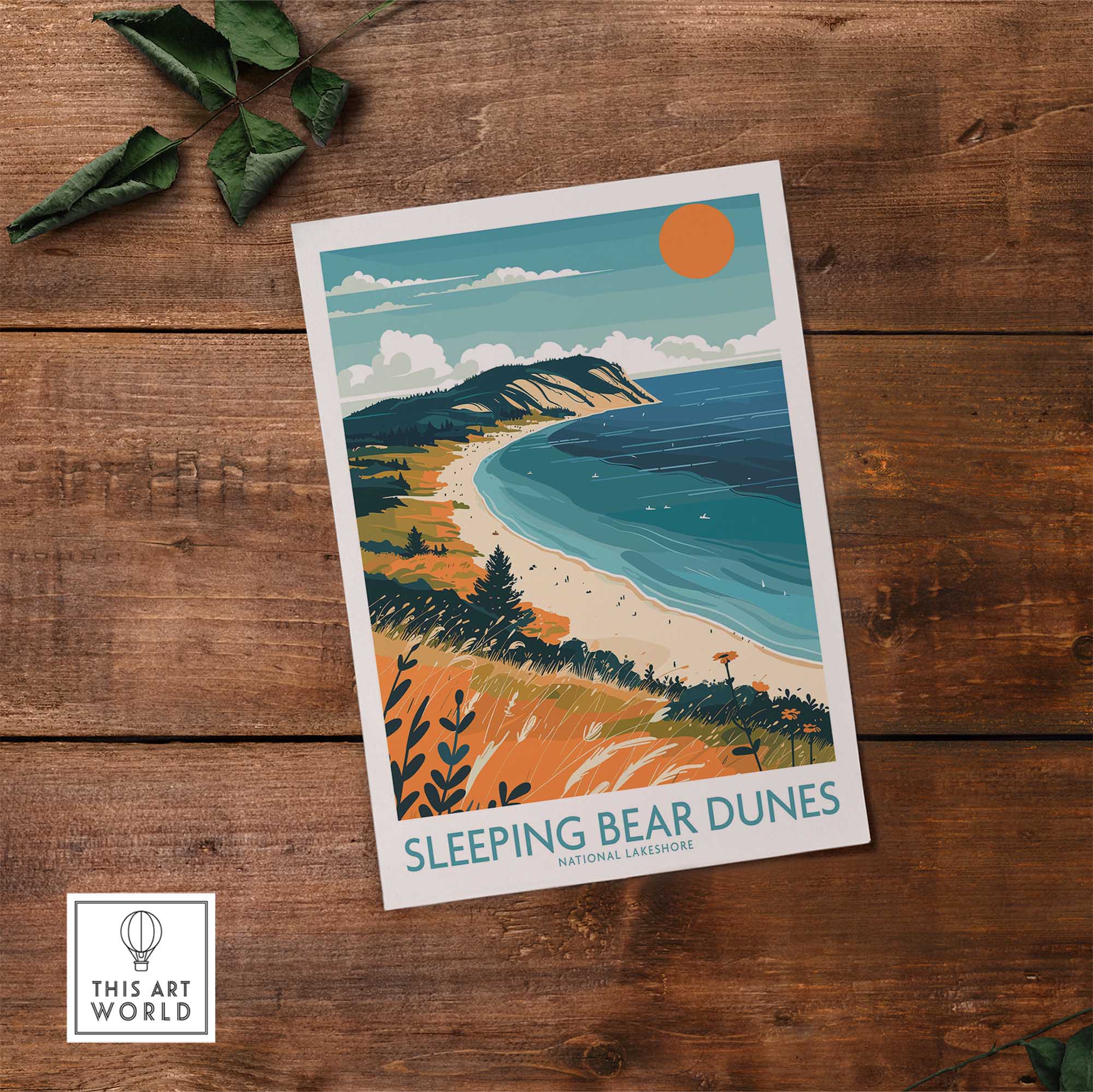 Sleeping Bear Dunes Wall Art Print-This Art World