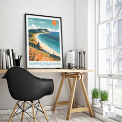 Sleeping Bear Dunes Wall Art Print-This Art World