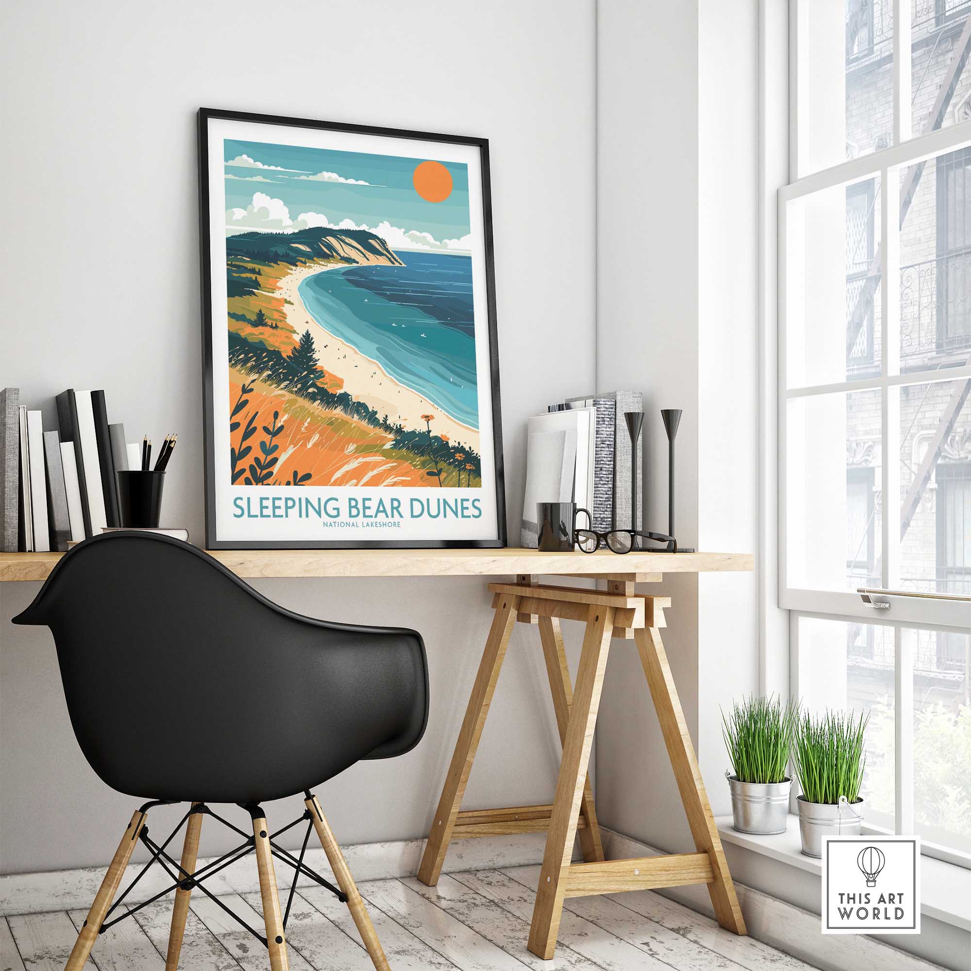Sleeping Bear Dunes Wall Art Print-This Art World