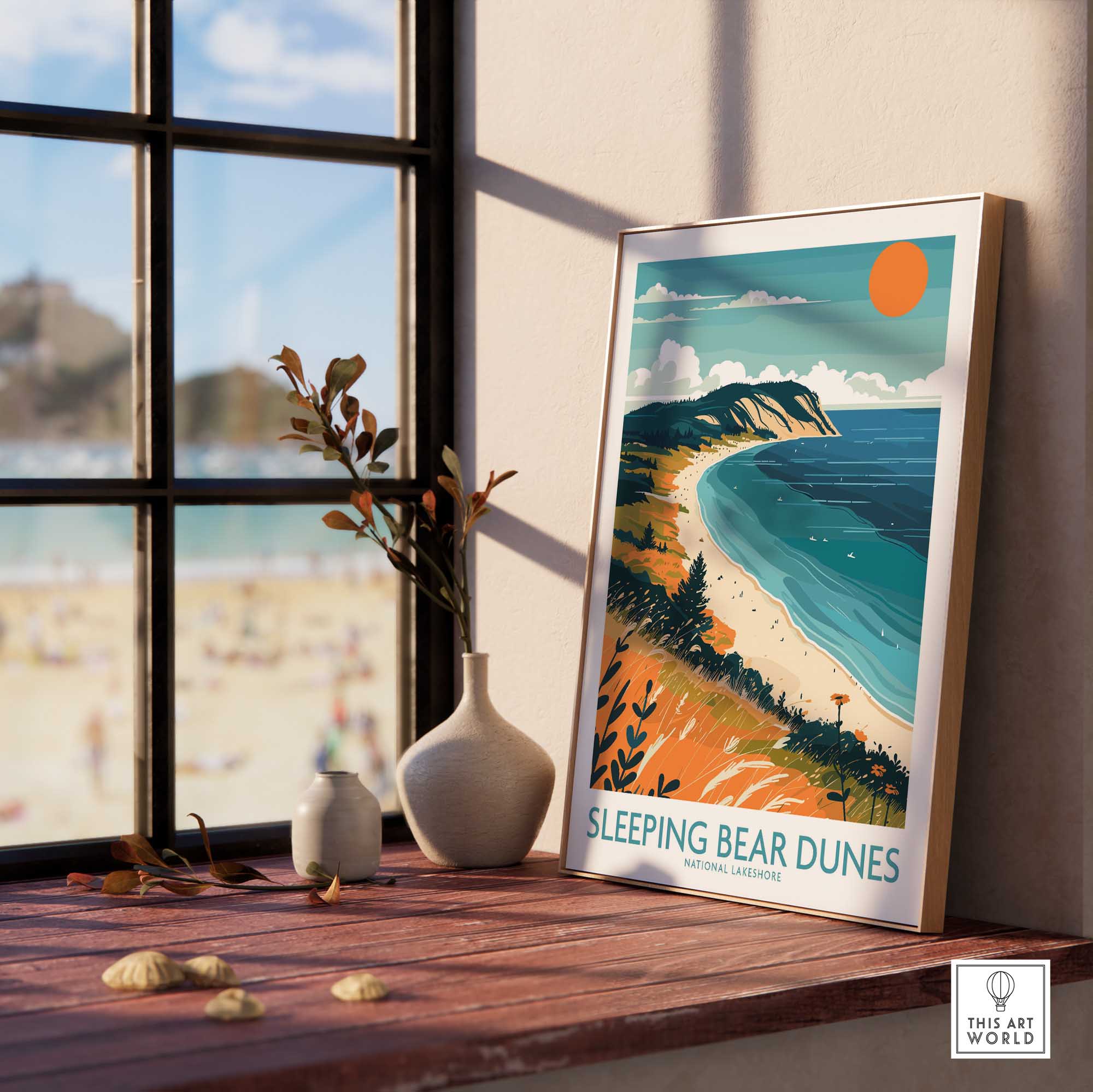 Sleeping Bear Dunes Wall Art Print-This Art World