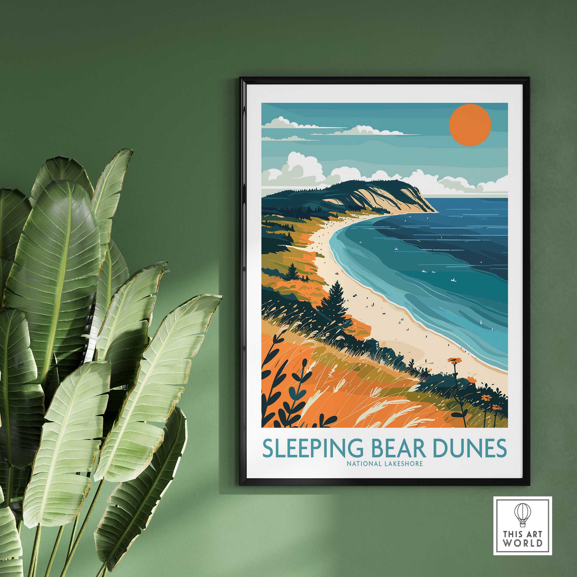 Sleeping Bear Dunes Wall Art Print-This Art World