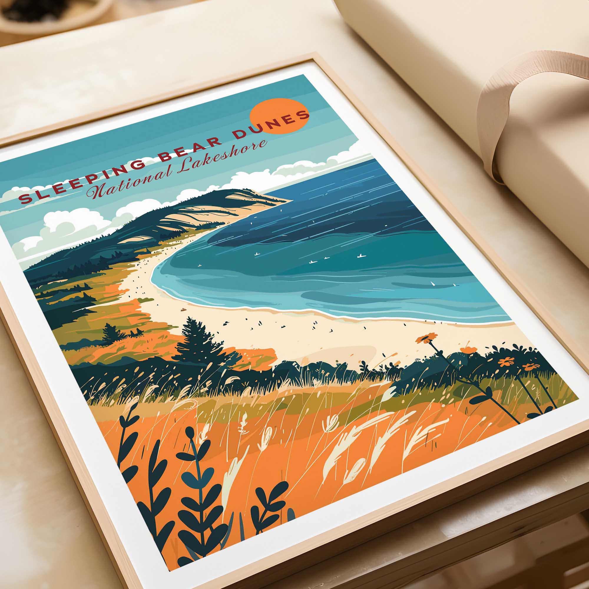 Sleeping Bear Dunes Wall Art-This Art World