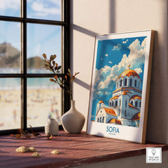 Sofia Wall Art Print - Bulgaria showcasing vibrant scenery and culture, ideal for home decor.