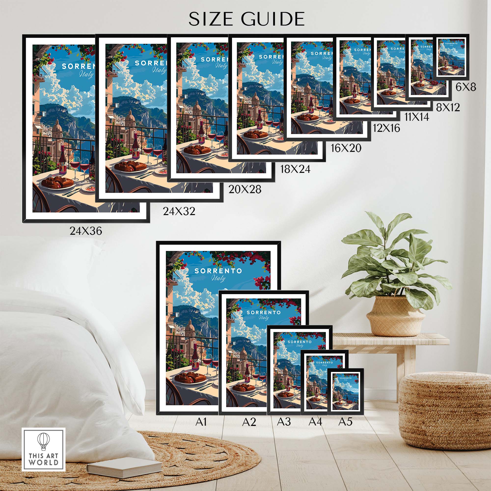 Sorrento Travel Print