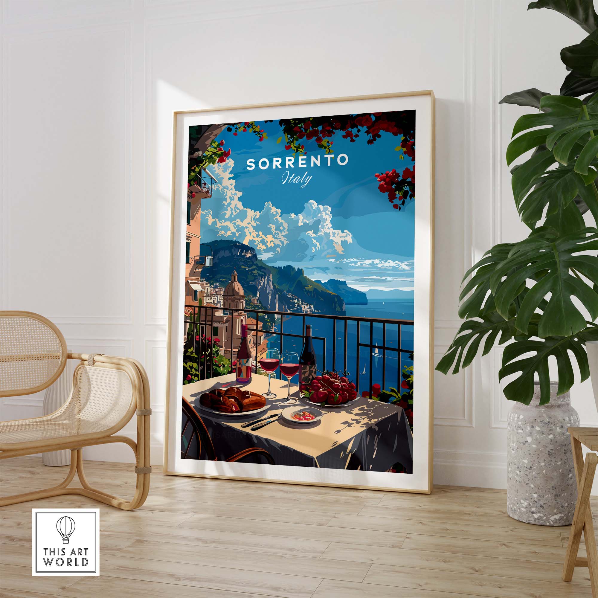 Sorrento Travel Print