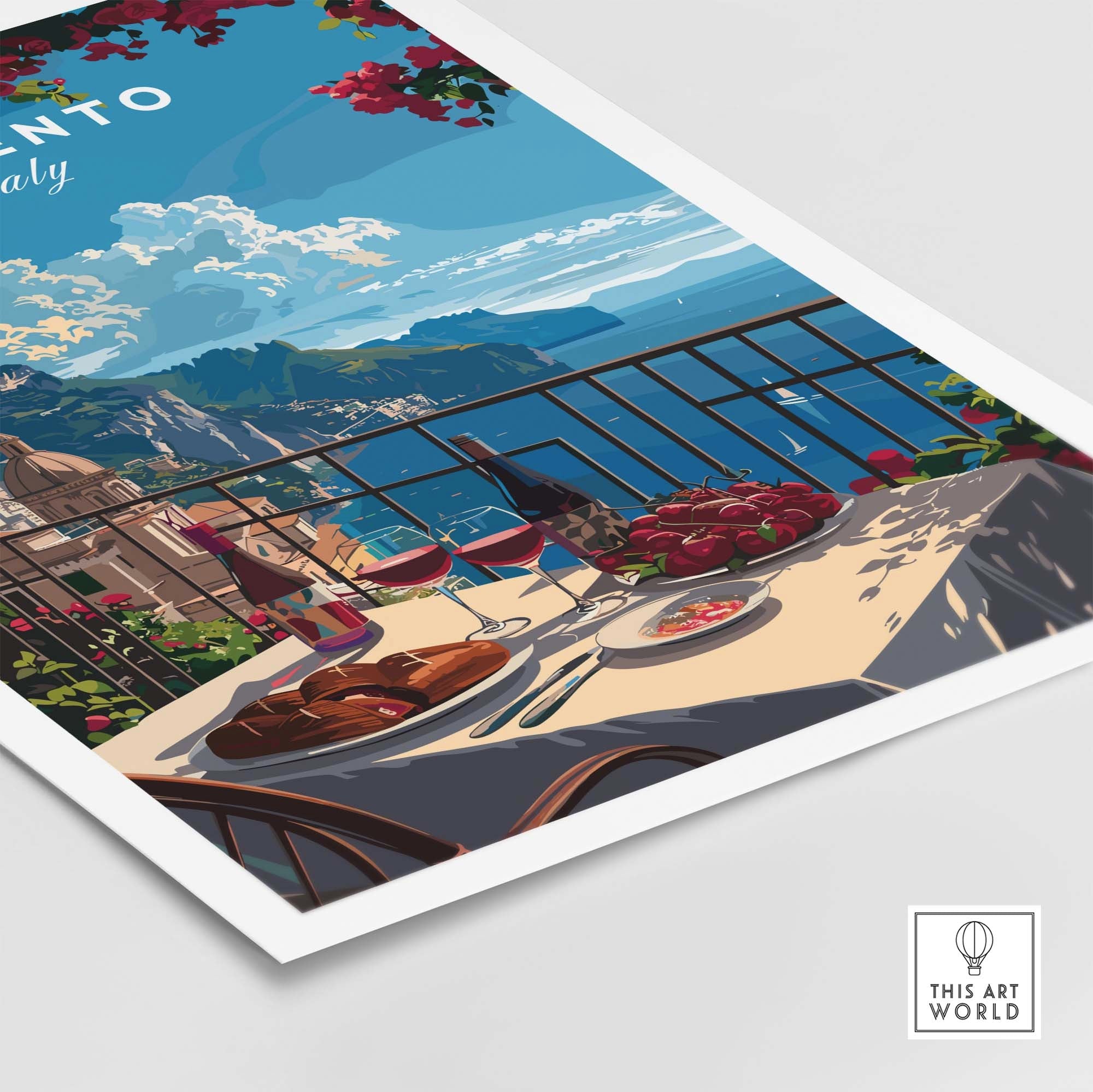 Sorrento Travel Print