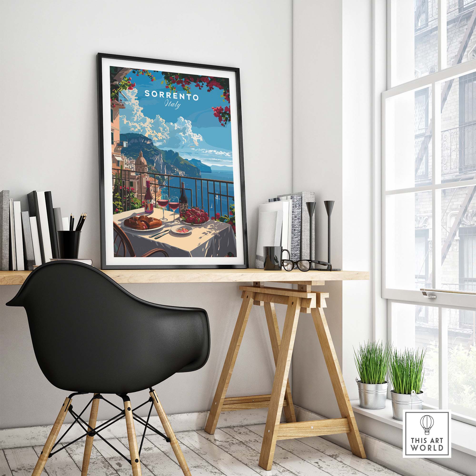Sorrento Travel Print