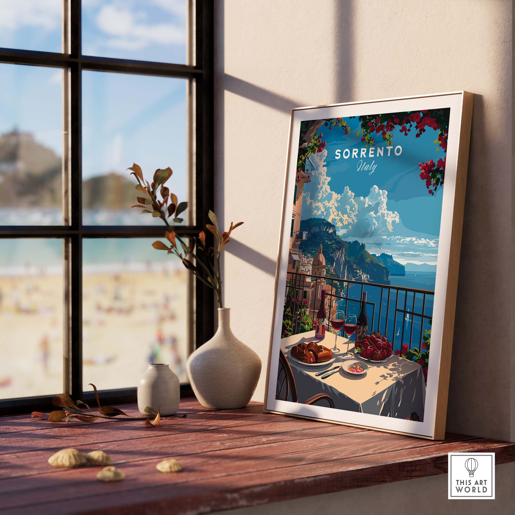 Sorrento Travel Print