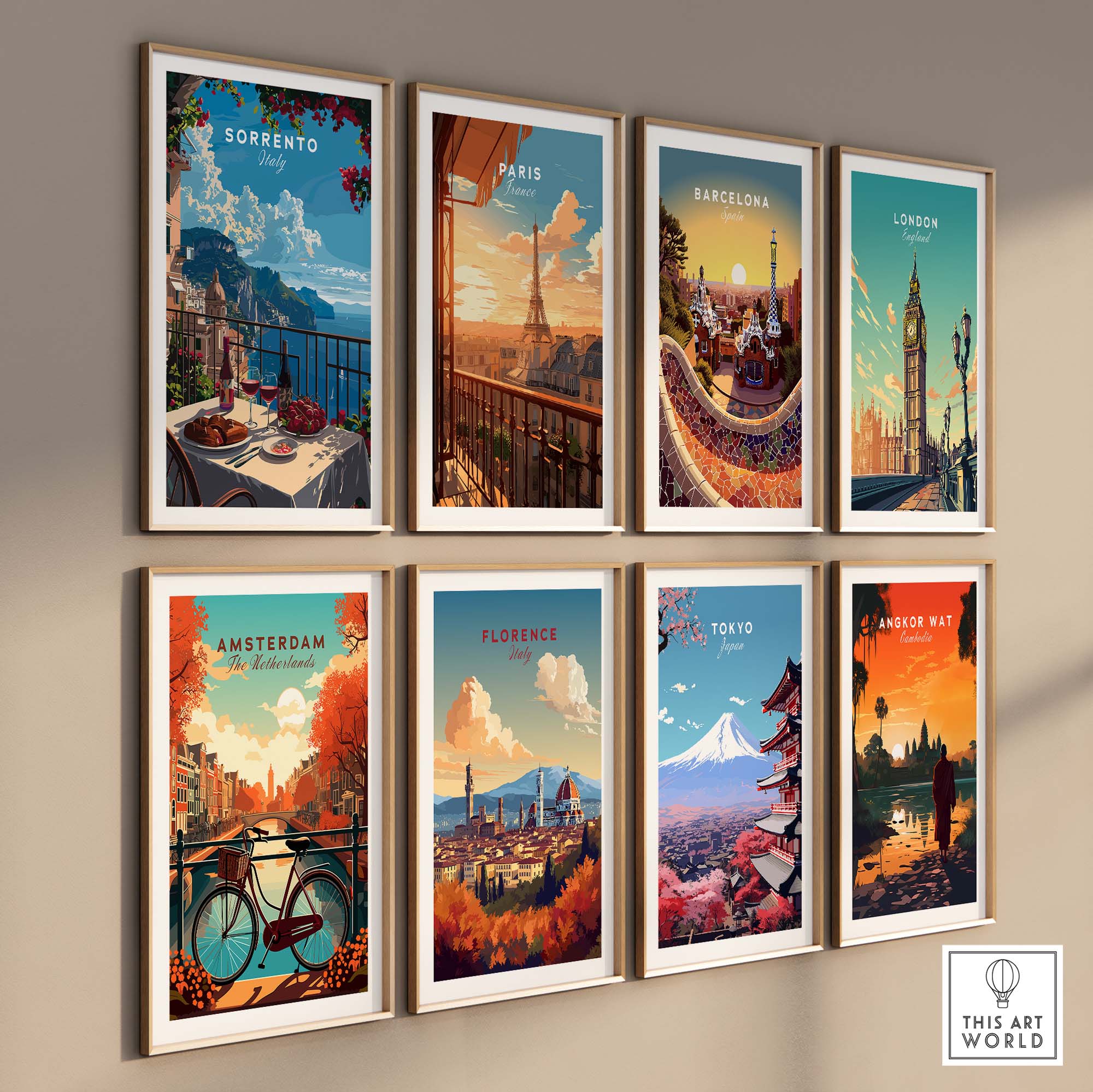 Sorrento Travel Print