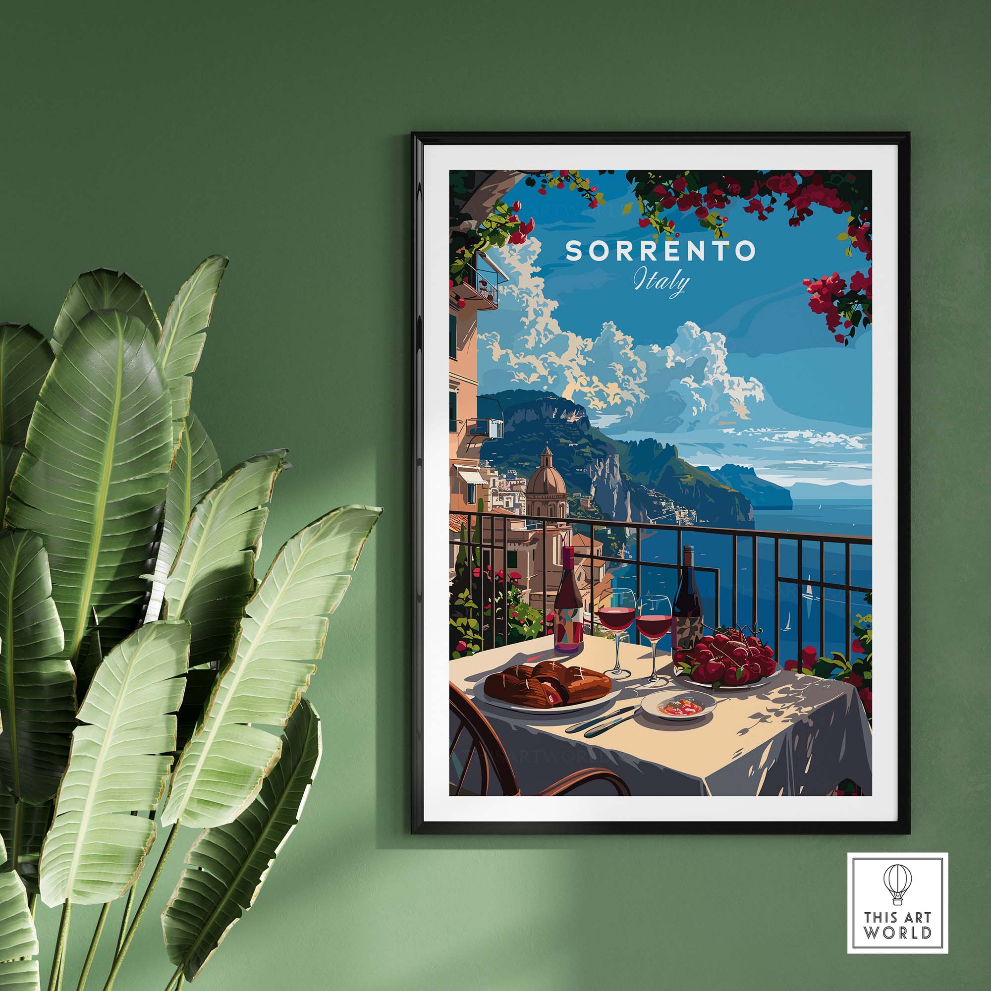 Sorrento Travel Print