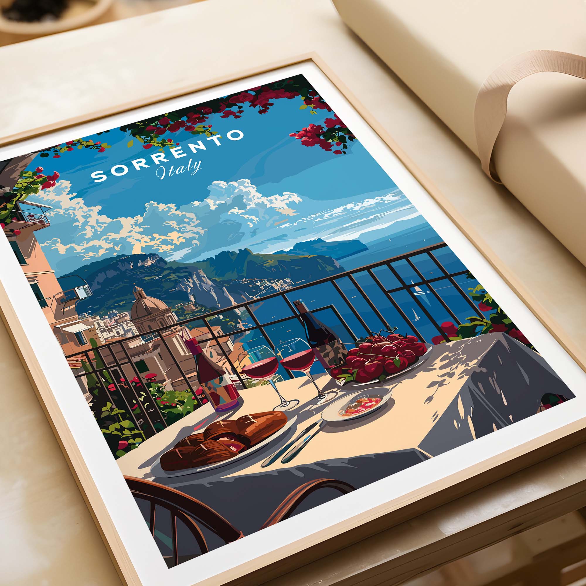 Sorrento Travel Print
