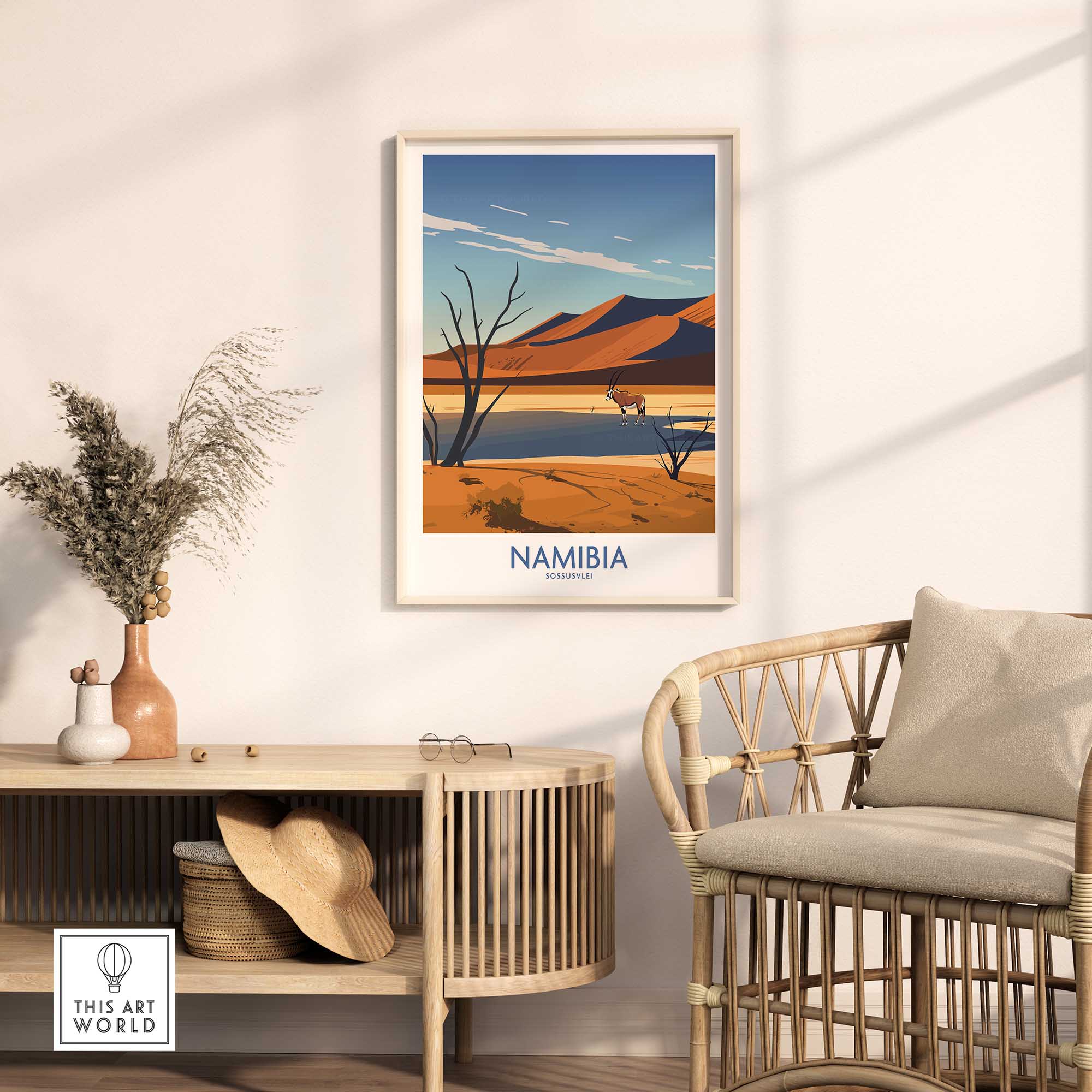 Sossusvlei Namibia Wall Art Print-This Art World