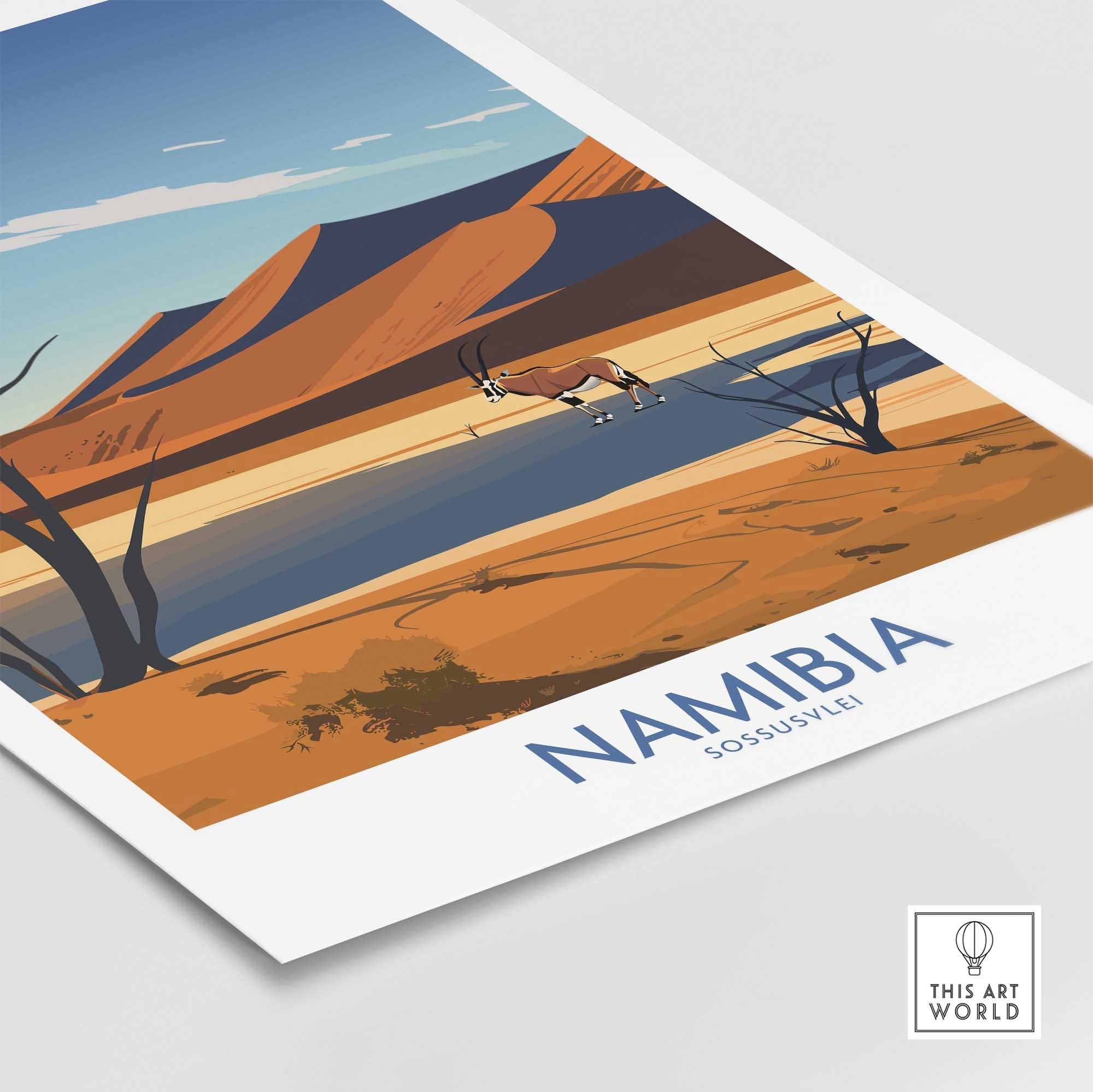Sossusvlei Namibia Wall Art Print-This Art World