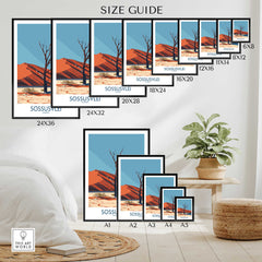 Sossusvlei Travel Poster-This Art World