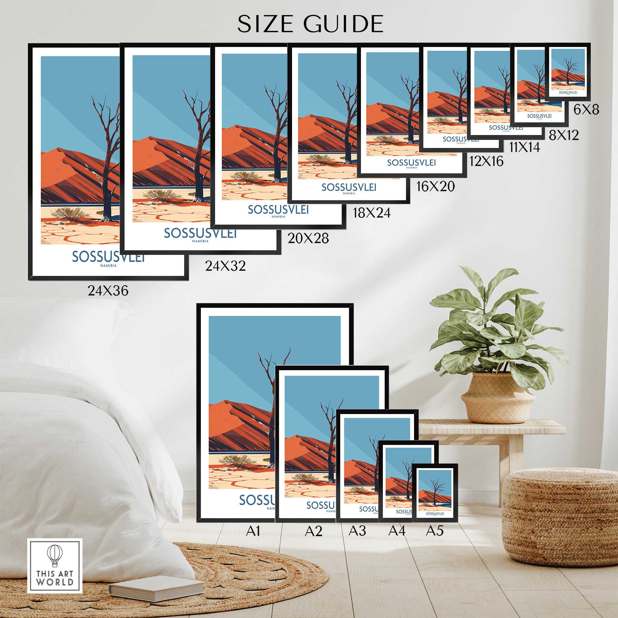 Sossusvlei Travel Poster-This Art World