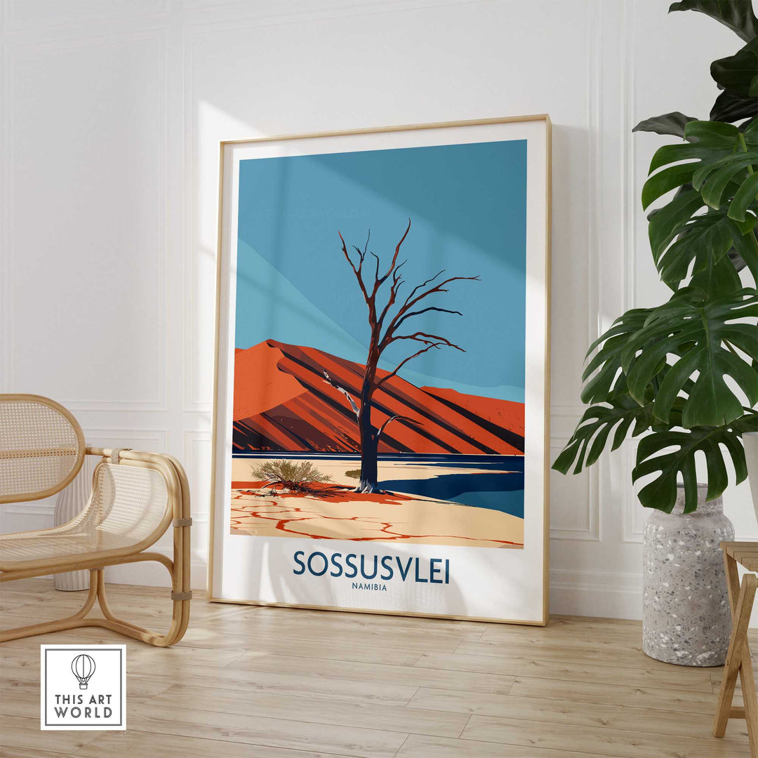 Sossusvlei Travel Poster-This Art World